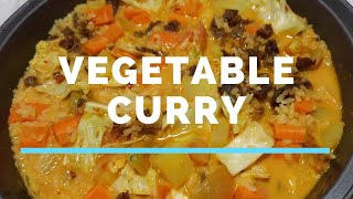 VEGETABLE CURRY MICROWAVE OVENMADE [upl. by Nosreh]