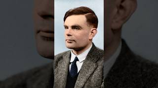 Alan Turing in Color  Colorized Photograph [upl. by Nhtanhoj]