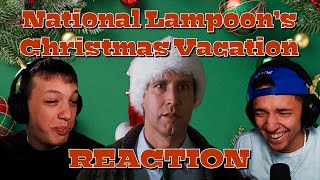 National Lampoons Christmas Vacation 1989 MOVIE REACTION FIRST TIME WATCHING [upl. by Woodhouse]