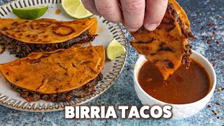 Mexican Birria Recipe the Best Beef Birria Tacos amp Quesabirria [upl. by Ellette948]