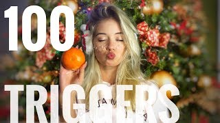 🎄ASMR 100 TRIGGERS in 2 minutes 🌙✨ АСМР 100 ТРИГГЕРОВ за 2 МИНУТ 😴 [upl. by Aihtak]