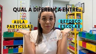 Qual a diferença entre reforço escolar e atendimento pedagógico [upl. by Mossolb]