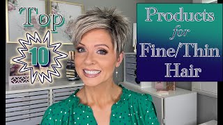 Top 10 Products for FineThin Hair [upl. by York]