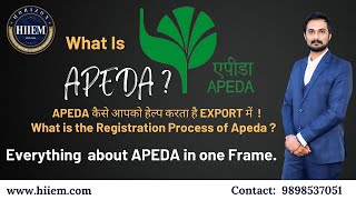 What is APEDA  How apeda works registration process Everything about apeda  By Sagar Agravat [upl. by Gwenore945]