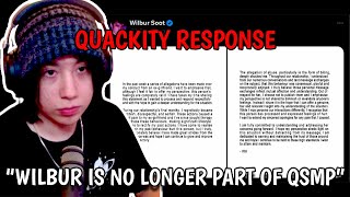 Quackity Response on Wilbursoot Allegation amp Quackity Studio Statement [upl. by Skantze]