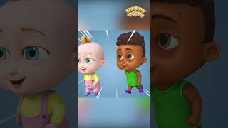 Walking Walking Hop Hop Song Part 2  Nursery Rhymes amp Kids Songs  Happy Tots [upl. by Siahc]