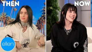 Then and Now Billie Eilishs First and Last Appearances on The Ellen Show [upl. by Kinelski]