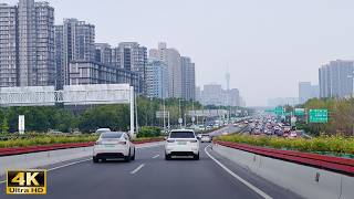 Driving Zhengzhou  Zhengdong New Area  Once considered the Largest Ghost City in China  4K HDR [upl. by Margery]