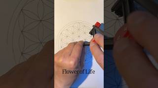 Flower of Life How to draw this Sacred Geometry [upl. by Tandie]