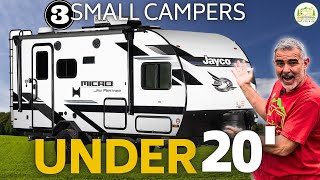 3 Best Camper Trailers Under 20 Feet  2024 Models [upl. by Ettenig]