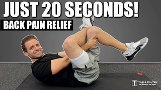 6 Exercises To Relieve Back Pain In 9 Minutes  FOLLOW ALONG [upl. by Halet]