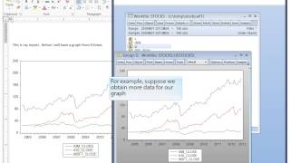 Linking EViews Graphs to Word [upl. by Adyela]