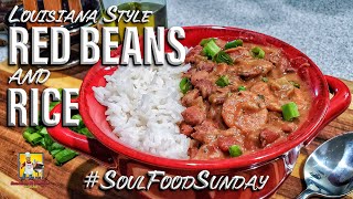 Louisiana Style Red Beans and Rice Recipe  SoulFoodSunday [upl. by Nhtanhoj220]