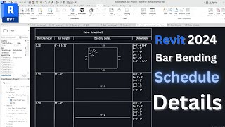 Revit 2024 Tutorial Creating Accurate Bar Bending Schedule Details [upl. by Nochur]