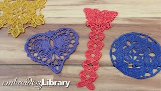 Embroidering Freestanding Lace [upl. by Clara]