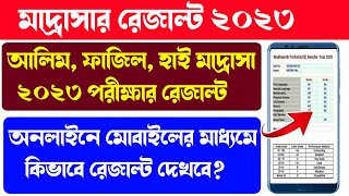 madrasah result kivabe dekhbo 2024  how to check madarsa result 2024 [upl. by Ydaf]