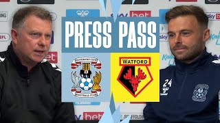 Matty Godden and Mark Robins talk transfers and look ahead to Coventry City vs Watford 🎙️ [upl. by Airot]