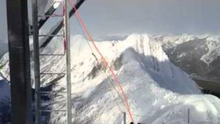 Fernie Alpine Resort Ski Patrol on Lizard Headwall [upl. by Tegdig]