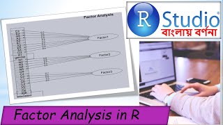 Factor Analysis in R  Exploratory Factor AnalysisDimension ReductionTutorial 416 In Bengali [upl. by Yt]