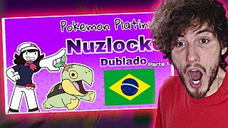 JAIDEN ANIMATIONS  POKEMON PLATINUM NUZLOCKE  Dublado 🇧🇷 parte 1  KaryAlien  React [upl. by Nhor493]