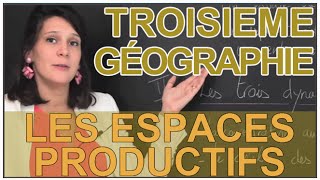 Les espaces productifs  Géographie  3e  Les Bons Profs [upl. by Jose]