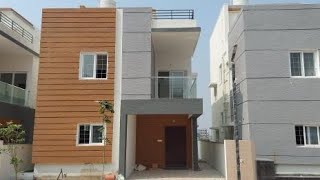 Triplex Villa for sale at praneeth pranav Gated community Beeramguda beeramguda aminpur [upl. by Esital]