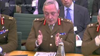 Defence Committee question senior British Army Officers on Army 2020 [upl. by Annair]