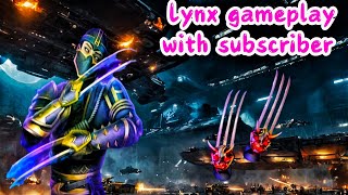 Shadow fight 4 lynx with subscriber fightShadow fight 4 [upl. by Thamos]