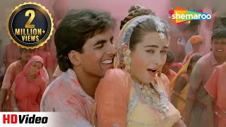 Aayo Phaganiyo  MaidanEJung 1995  Manoj Kumar  Dharmendra  Akshay Kumar  Karishma Kapoor [upl. by Panta955]