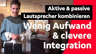 Aktive und passive Lautsprecher verbinden  Teufel Tutorials [upl. by Saihtam]