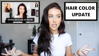 UPDATE DYING HAIR AT HOME  SEMIDEMI  CLAIROL NATURAL INSTINCTS  AFFORDABLE AT HOME BOX DYE [upl. by Ymer]