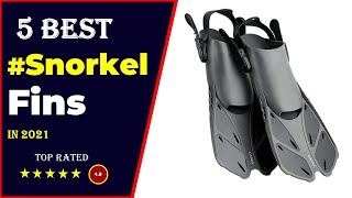 ✅ Top 5 Best Adjustable Snorkel Fins For Travel 2021 Tested amp Reviewed [upl. by Asiled260]