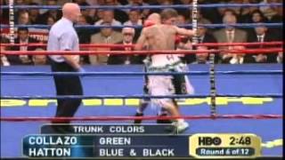 Ricky Hatton vs Luis Collazo [upl. by Annahgiel133]