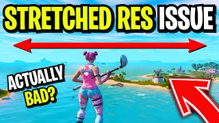 Should You Actually Use a Stretched Resolution in Chapter 3 Fortnite Stretched Res Disadvantages [upl. by Ravert361]