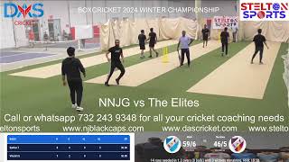 Stelton Sports Indoor Boxcricket 2024 league NNJG vs The Elites [upl. by Chivers]