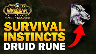 SoD Survival Instincts Druid Rune  60 Second Guide [upl. by Kerns8]