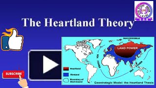 Heartland Theory British geographer  Mackinder [upl. by Soneson]