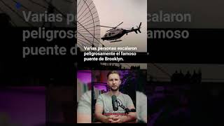 S🚨EMERGENCIA EN PUENTE DE NUEVA YORK😱🚁 Personas Ponen sus Vidas en Peligro 🔥Etiquetasnoticias [upl. by Anetta]