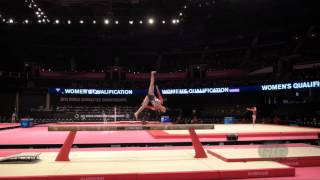 TERAMOTO Asuka JPN  2015 Artistic Worlds  Qualifications Balance Beam [upl. by Ener729]