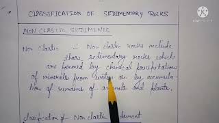 CLASSIFICATION OF SEDIMENTARY ROCKS ।। PART 2 ।। NON CLASTIC ROCKSअवसादी चट्टानों का वर्गीकरण 2 [upl. by Ytitsahc]