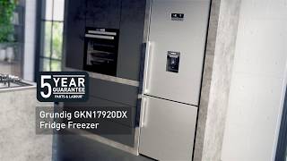 Frost Free Fridge Freezer GKN17920DX  Grundig [upl. by Barhos]