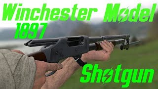 FALLOUT 4  WINCHESTER MODEL 1897 SHOTGUN  NEW WEAPON  ANIMATION  SHOWCASE  PC  BY Wardaddy [upl. by Aela654]