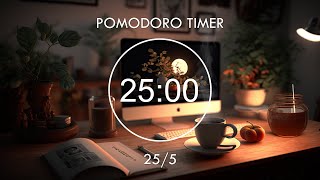 255 Pomodoro Timer  Relaxing Lofi Deep Focus Pomodoro Timer Study With Me Stay Motivated [upl. by Enak]