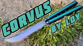 My FAVORITE LDY Balisong  LDY Corvus Unboxing and First Impression [upl. by Isia]