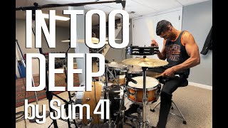 In Too Deep by Sum 41 drum cover [upl. by Ayeki99]