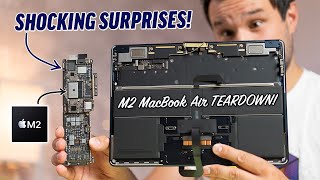 M2 MacBook Air Teardown Apples SECRET Revealed amp SSD [upl. by Patnode]