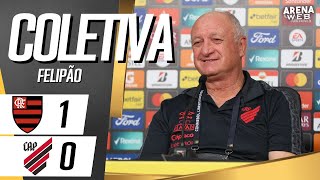 COLETIVA FELIPÃO  AO VIVO  Flamengo 1 x 0 AthleticoPR  Final Libertadores 2022 [upl. by Llennehc882]