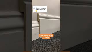 Skirting board covers explained shorts [upl. by Necyrb]