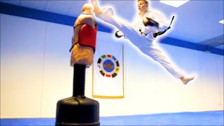 Taekwondo Kicking amp Training Sampler on the BOB XL [upl. by Lexis]