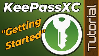 Getting Started w KeePassXC [upl. by Lehcear]